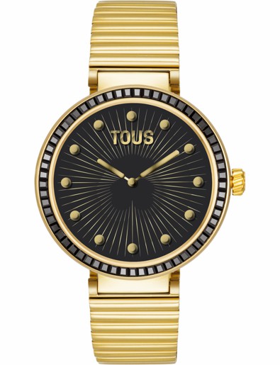 Reloj Tous S-Connect IPG ZRC Negras Brazalete Dorado 3000149700