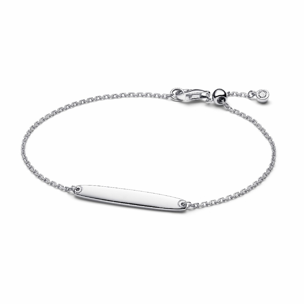 Pulsera Pandora Cadena Barra Grabable Plata 594010C01