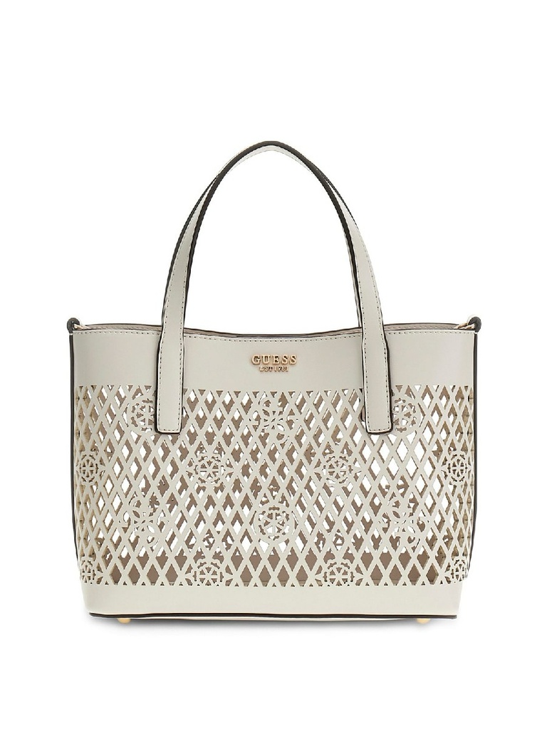 Bolso Guess Letty Shopper Blanco HWPG9911750-OFF