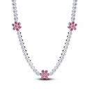 Collar Pandora Tenis Flor Rosa 394561C01-40