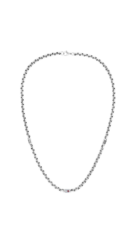 Collar Tommy Hilfiger Bandera 3D Hombre Acero Inox 2790672