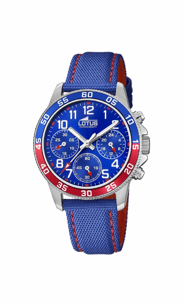 Reloj Lotus Junior Niño Piel Azl y Esfera Azul 18581/4