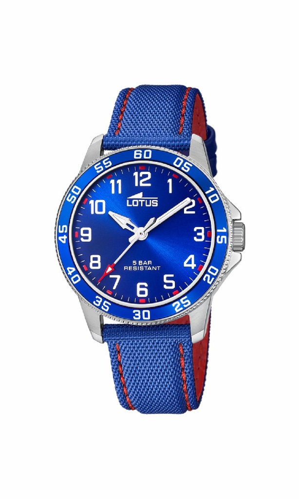 Reloj Lotus Junior Niño Piel Azul y Esfera Azul 18787/5