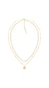 Collar Tommy Hilfiger Doble de Acero Dorado 2781010