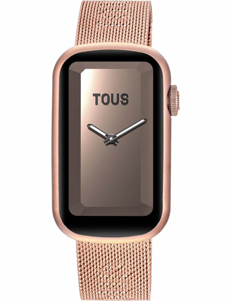 Reloj Tous SmartwatchT-Band Mesh Acero y Alumnio IPRG Rosado 3000132400