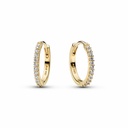 Pendientes Pandora de aro Mini Brillantes 264649C01