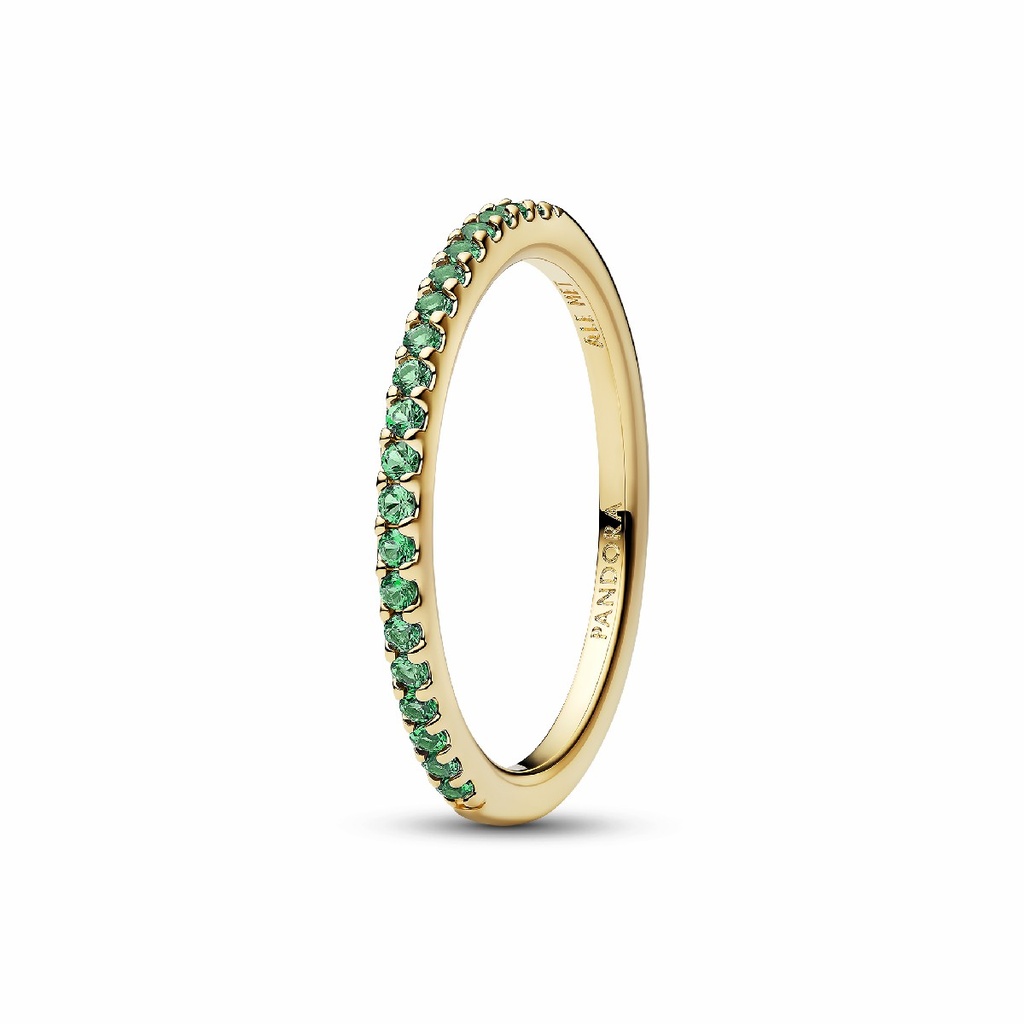 Anillo Pandora Banda Verde Brillante 162999C03