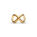 Charm Pandora Infinito Para Siempre Dorado 763243C00