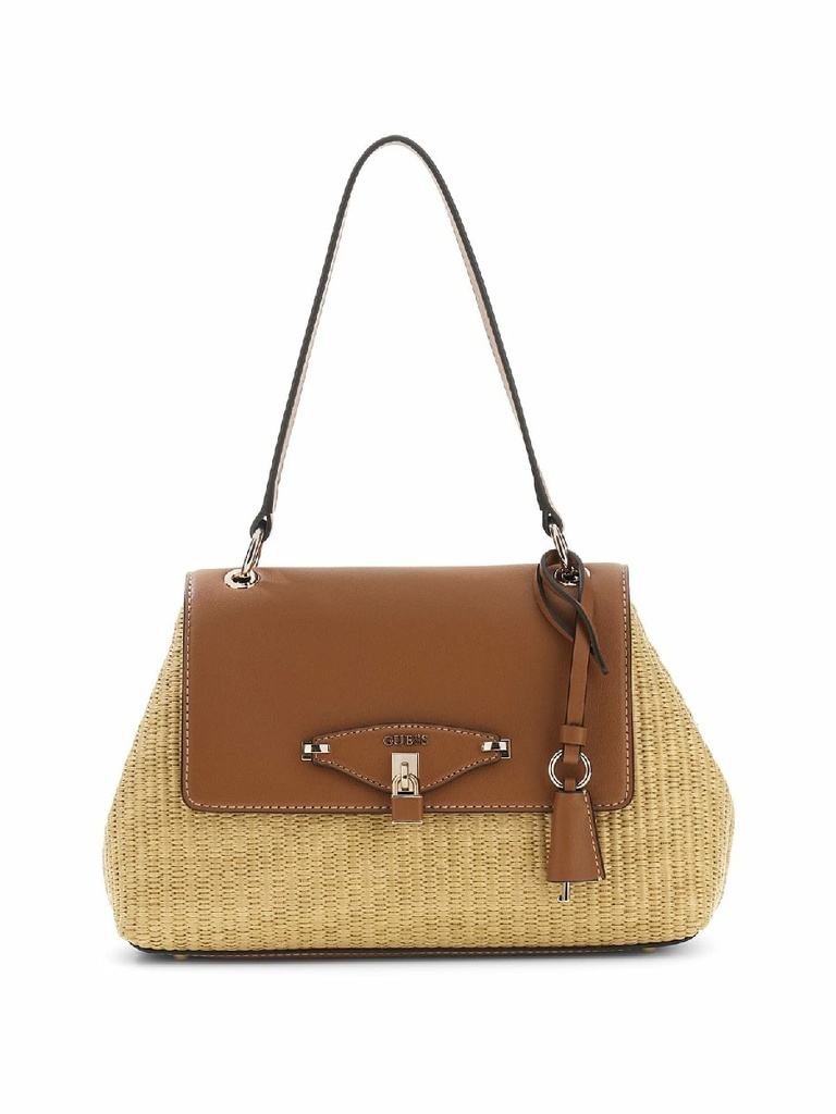 Bolso Guess Maggie Straw Marrón HWWG9753190-NRC