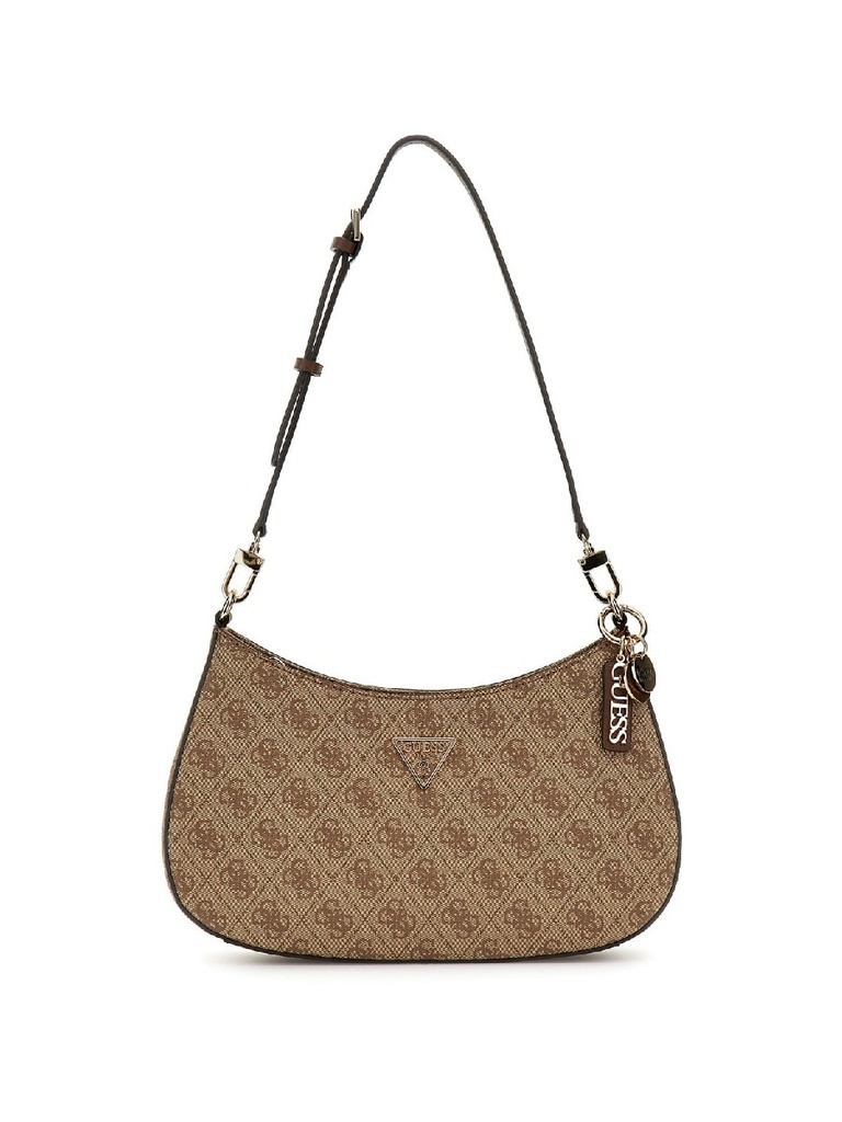 Bolso Guess Hombro Noelle Logotipo 4G Marrón HWBG9672180-LGW
