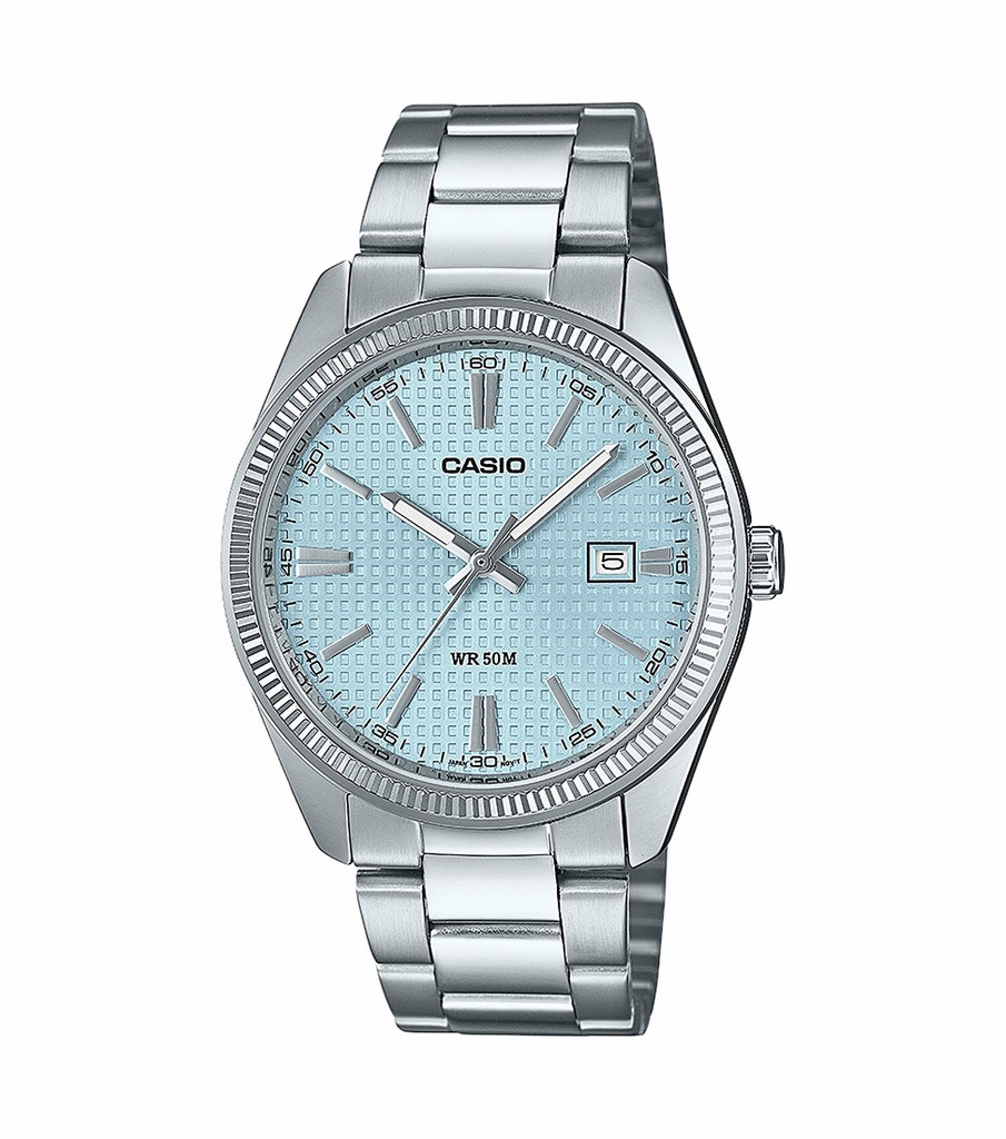 Reloj Casio Timelles Collection Hombre Acero Inox Espera Azul MTP-1302PE-2AVEF