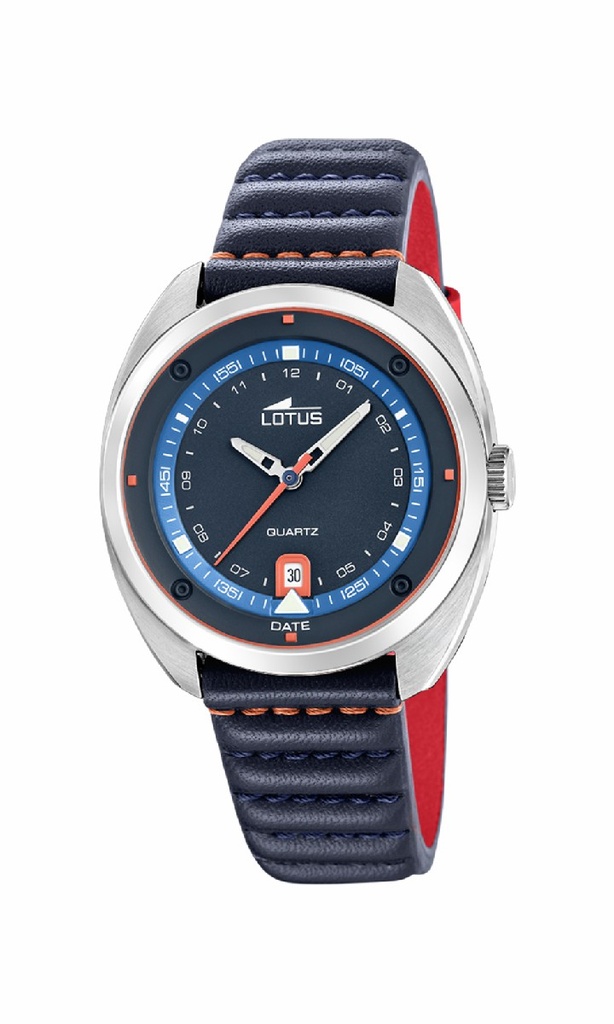Reloj Lotus Pulse Collection Hombre Piel Azul / Rojo 19096/1