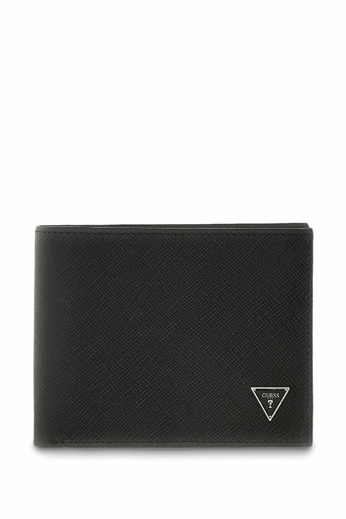 Cartera Guess Milano Bifold M Hombre Negra SMMISLLEA20-BLA