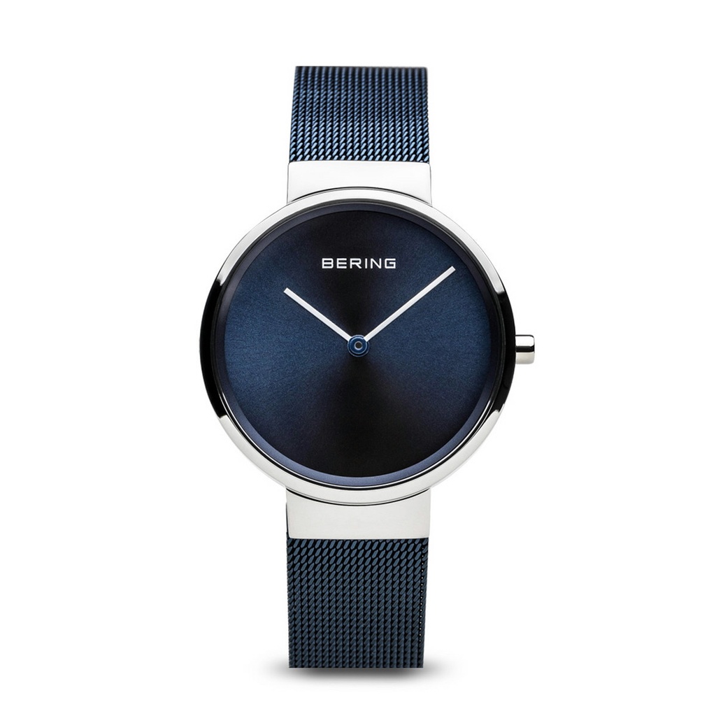 Reloj Bering Classic Mujer acero inoxidable IP azul