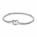 Pulsera Pandora Moments Plata Cadena Tachuelas