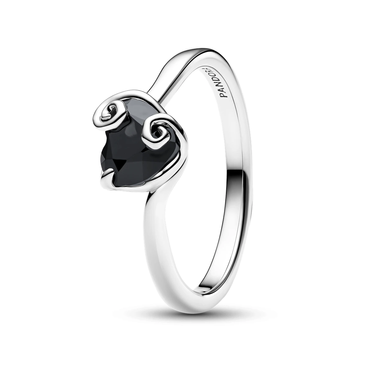 Anillo en plata de ley Corazón Negro Jack de Pesadilla antes de Navidad de Disney
