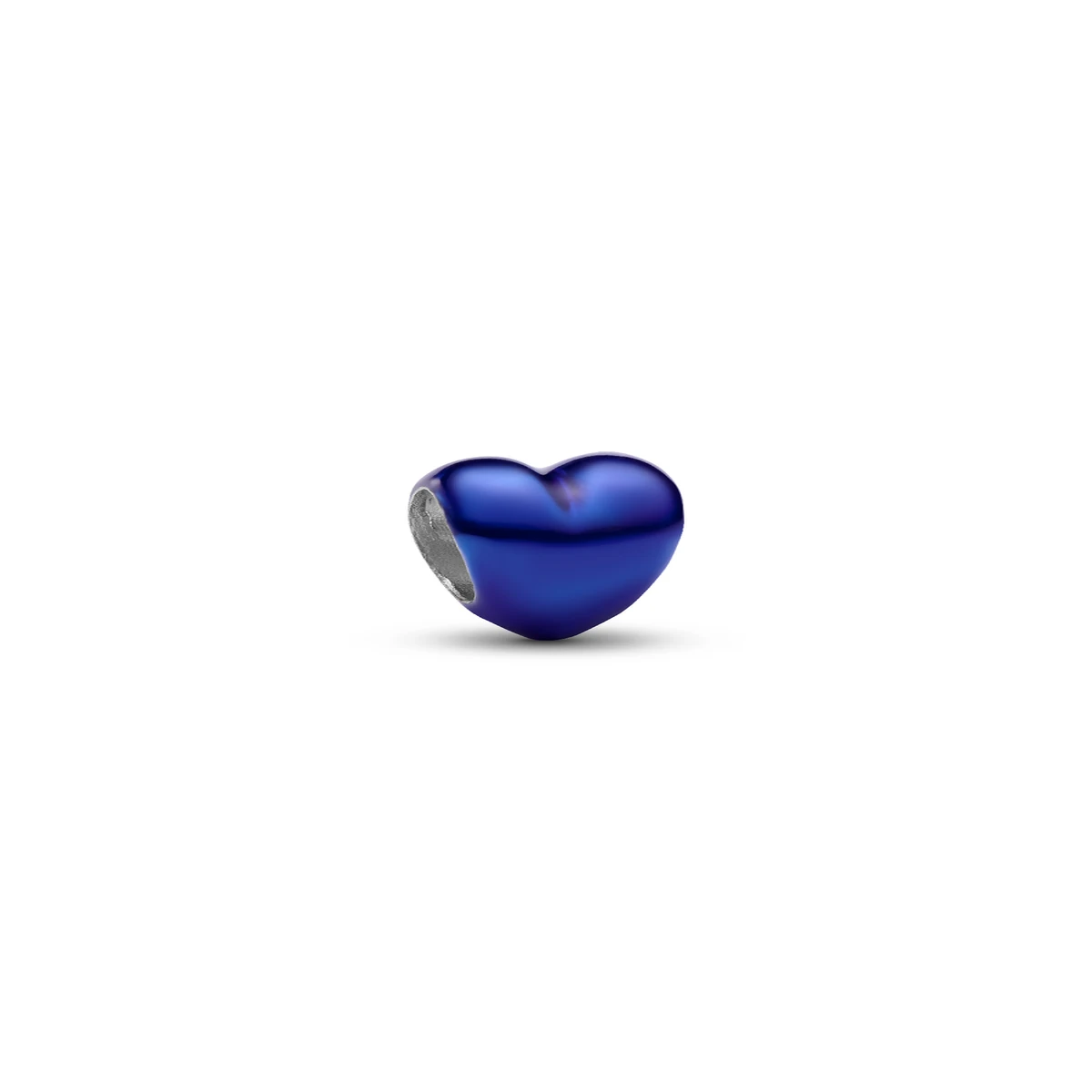 Charm Mini en plata de ley Corazón Azul