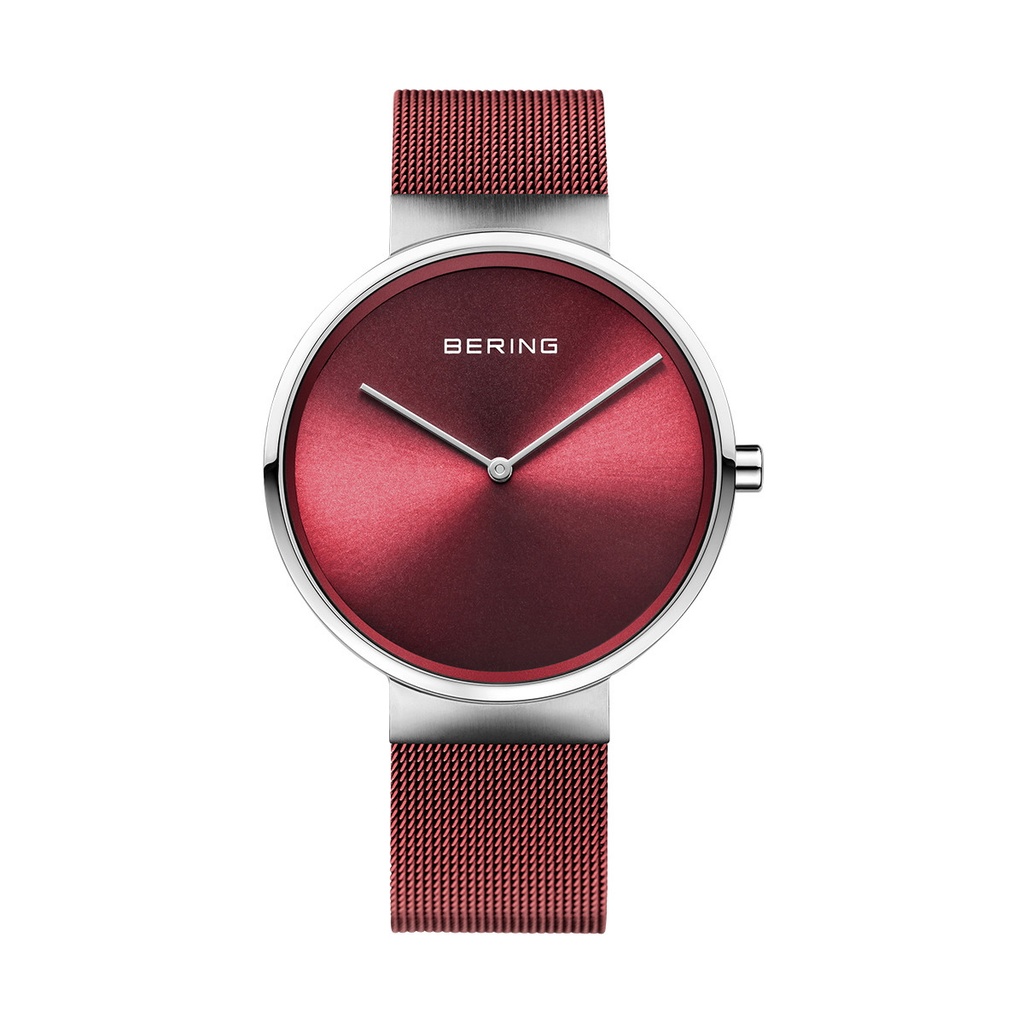 Reloj Bering Classic Mujer acero Inoxidable IP Rojo