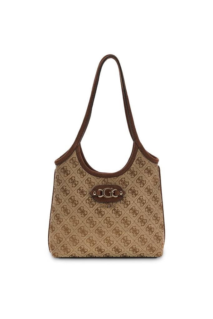 Bolso Guess Samantha Mini Tote marrón HWJG2313750-LGW