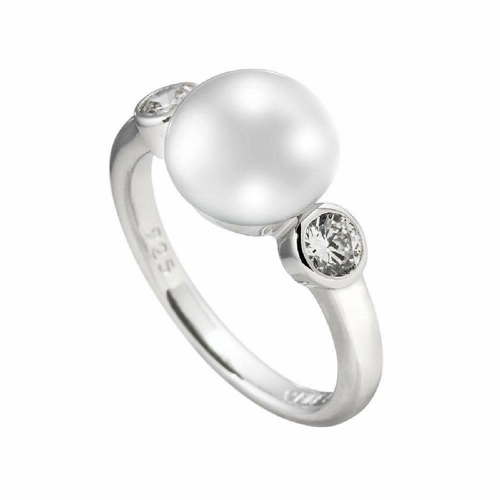 Anillo Diamonfire perla y circonitas