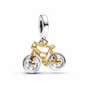 Charm  Pandora Colgante Bicicleta Bicolor con Ruedas Giratorias