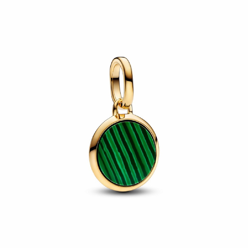 Charm Pandora ME Shine Mini Medallón Grabable Verde