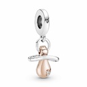 Charm Pandora Colgante Chupete Bebe Bicolor