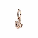 Charm Pandora Colgante Rose Letra Minúscula u del Alfabeto 782479C01