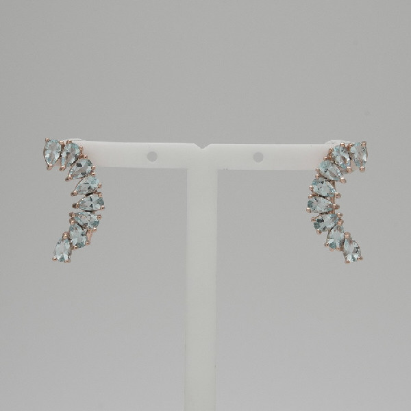 Pendientes Plata Chapada 15805-B-A