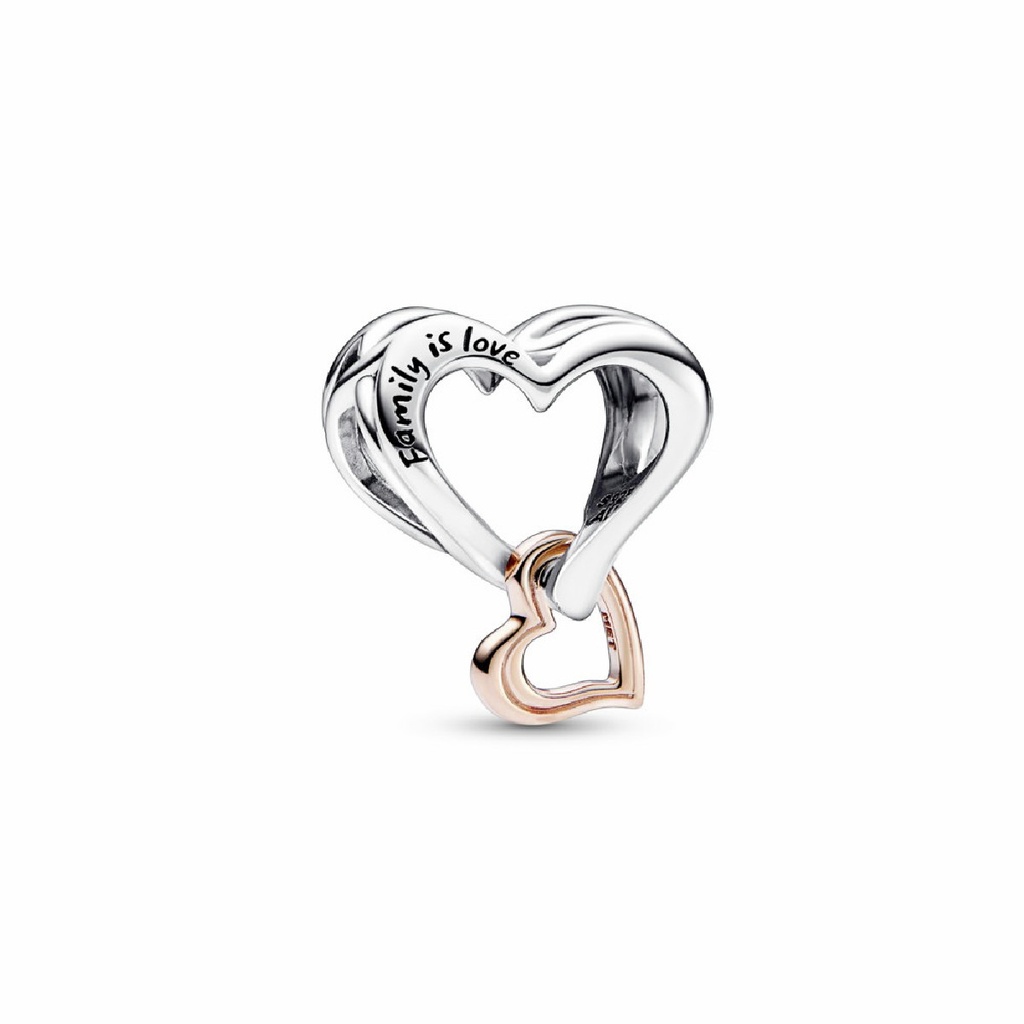 Charm Pandora Corazón Infinito Filigrana Dos Tonos 782642C00
