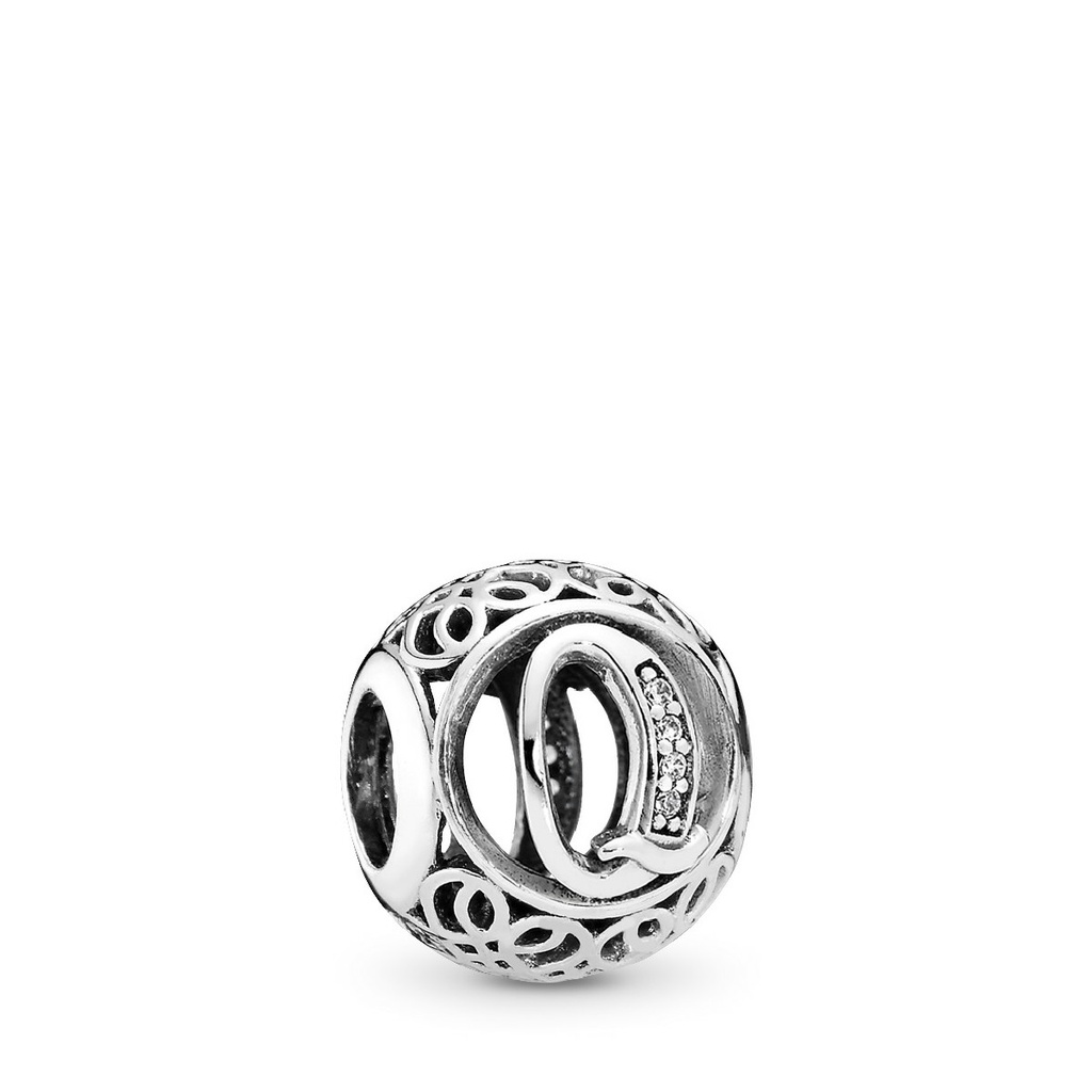 Charm Pandora Letra Vintage Q