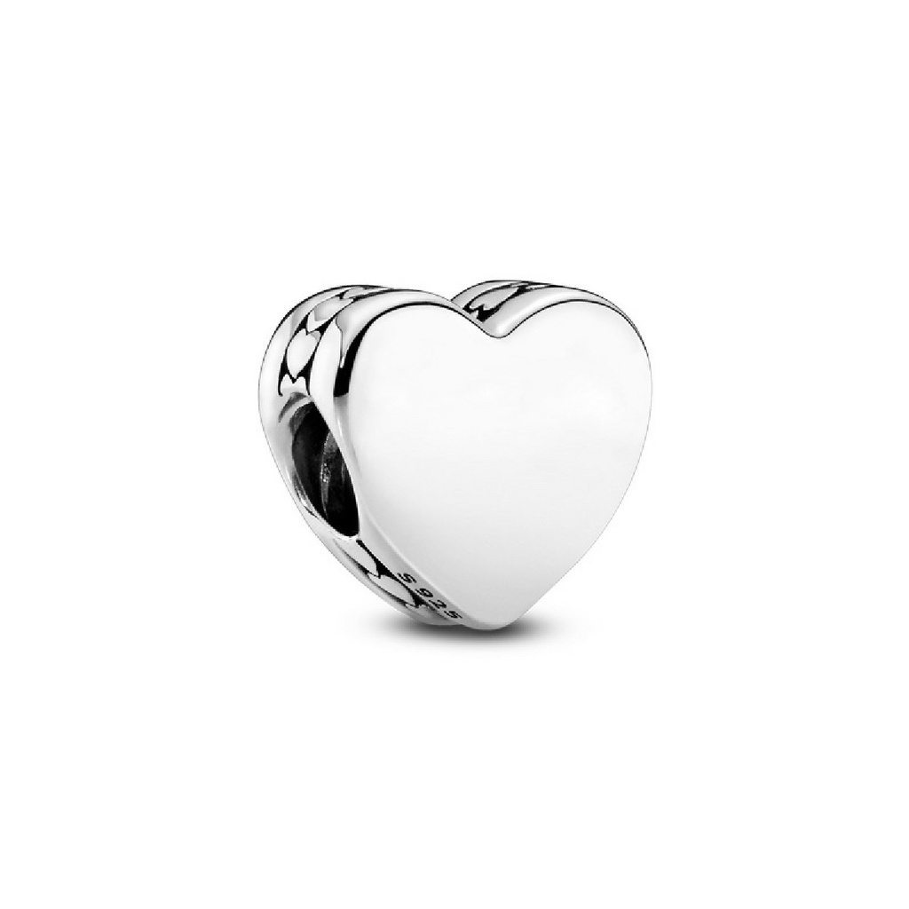 Charm Pandora Corazón Grabable 