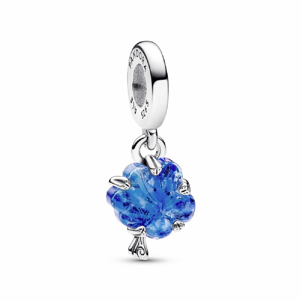 Charm Pandora Árbol Familiar cristal azul