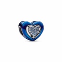 Charm Pandora Corazón Giratorio Azul Persona Favorita