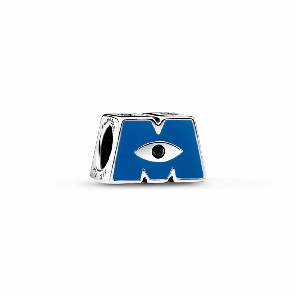 Charm Pandora Logotipo M de Monsters, Inc. de Disney Pixar