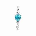 Charm colgante Pandora Globo Cristal de Murano Azul