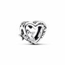 Charm Pandora Familia Corazón calado y Estrella