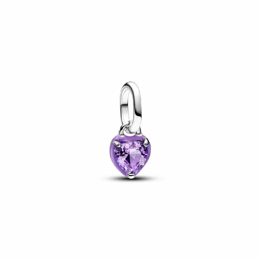 Charm Mini Colgante Pandora ME Chakra Corazón Morado 793042C04