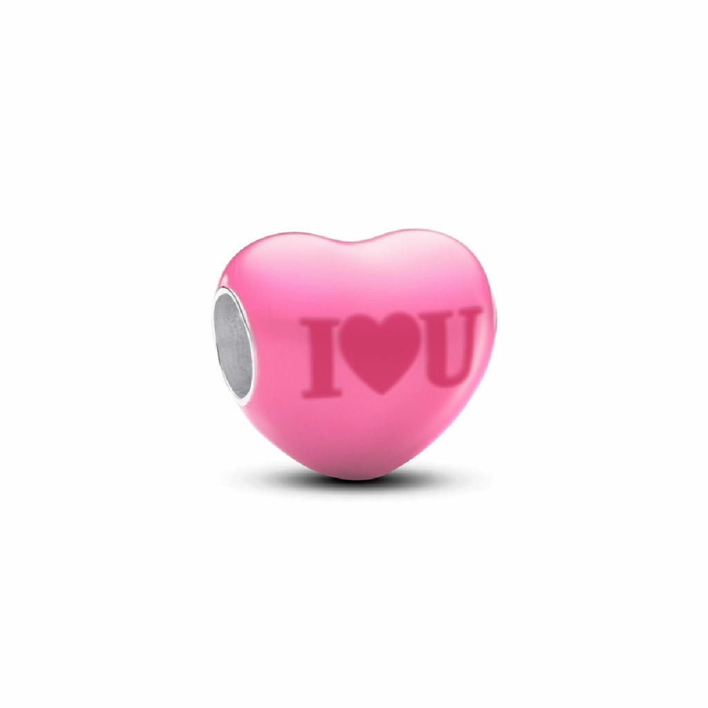 Charm Pandora Corazón Mensaje Oculto que Cambia de Color