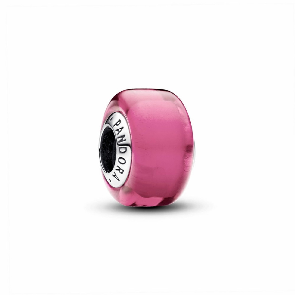 Charm Pandora Mini Cristal de Murano Rosa