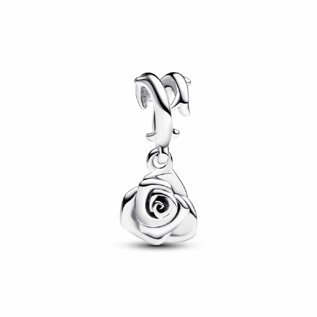 Charm Pandora colgante rosa en flor