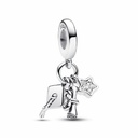 Charm colgante Pandora Triple de Graduacion