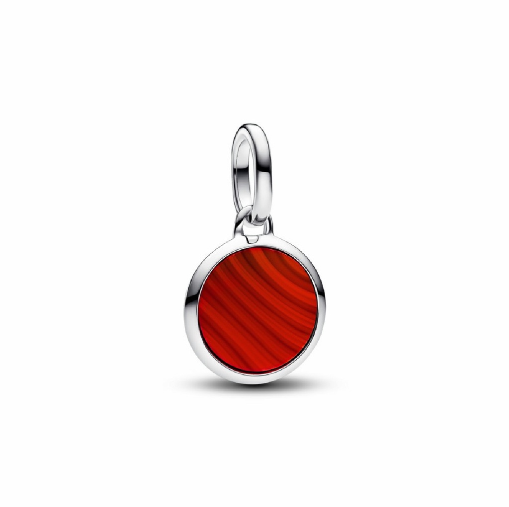 Charm Pandora ME Mini Medallón Grabable Rojo