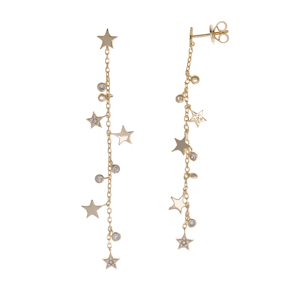 Pendientes Salvatore Cascada de Estrellas 164A0063