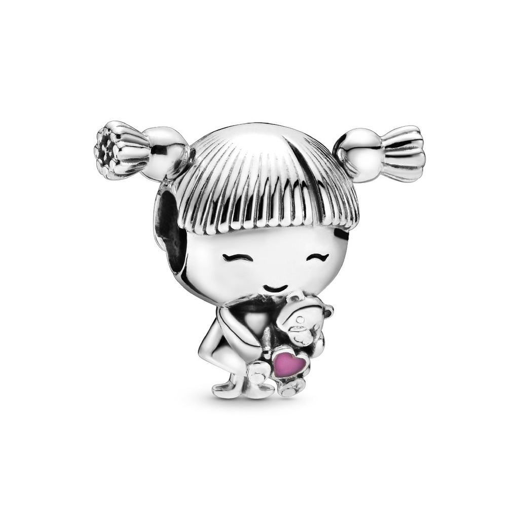 Charm Pandora Niña con Coletas 798016EN160