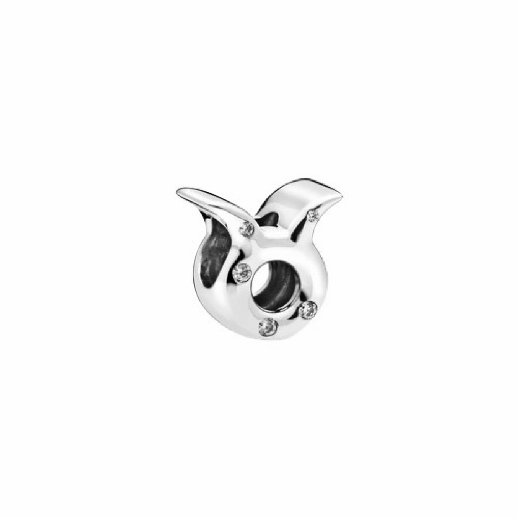 Charm Pandora Signo Zodiaco Tauro circonitas transparentes