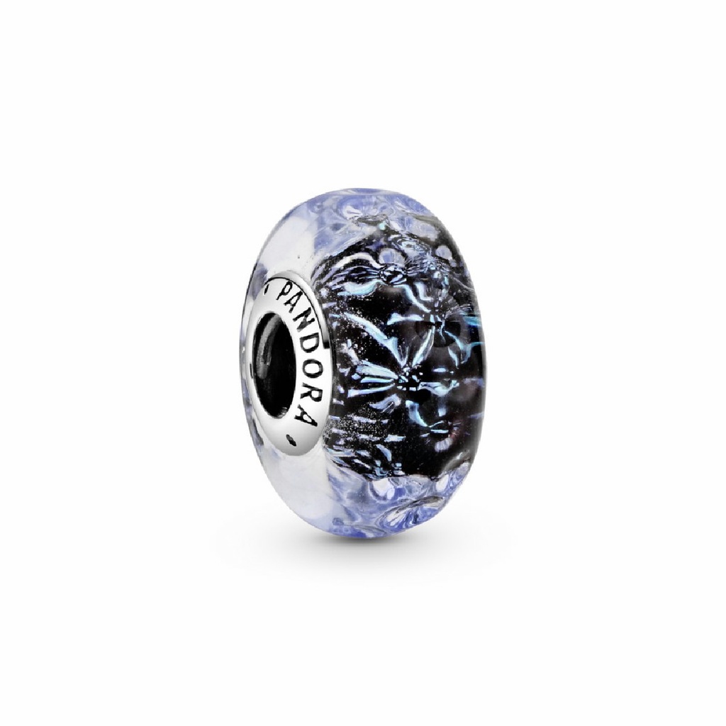 Charm Pandora Cristal Murano Azul Oscuro