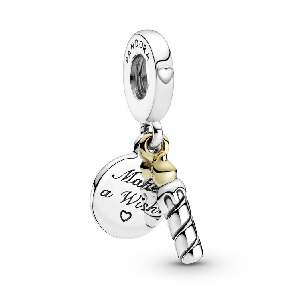 Charm Colgante Pandora Vela Cumpleaños Bicolor 799328C00