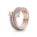 Anillo Pandora Rose Triple Espiral 180051C01