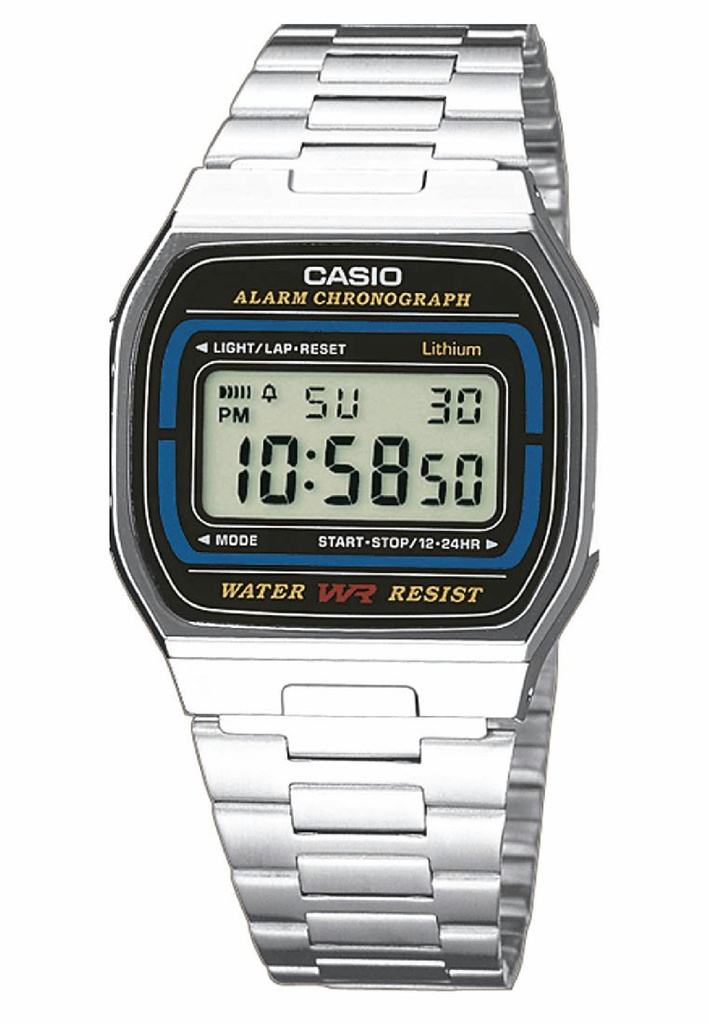 Reloj Casio Vintage Unisex Acero A163WA-1QES
